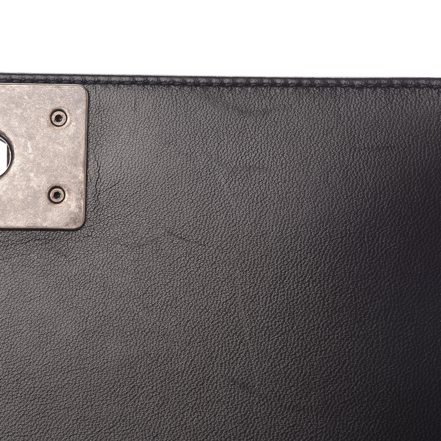 Chanel Lambskin Quilted Medium Boy Flap Black 12 of 13