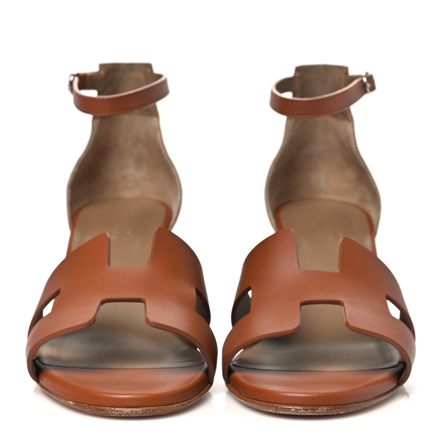 Calfskin Legend Wedge Sandals 39 Gold
