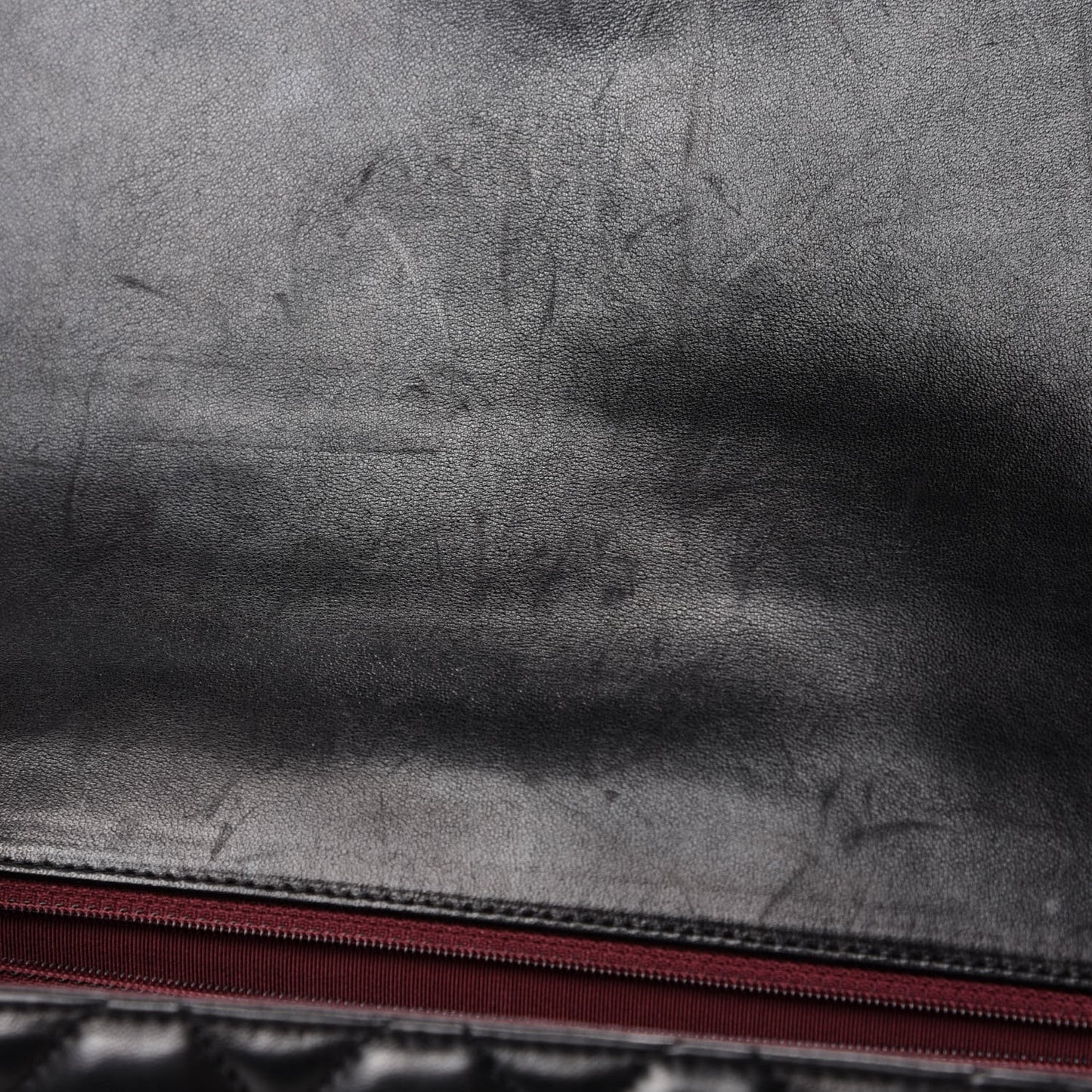 Lambskin Quilted Maxi Single Flap Black