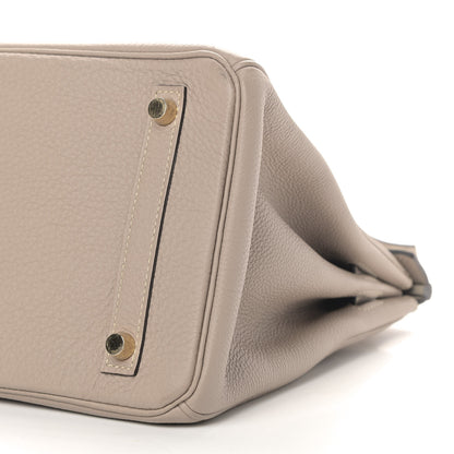 Hermes Togo Birkin 30 Gris Tourterelle 7 of 11