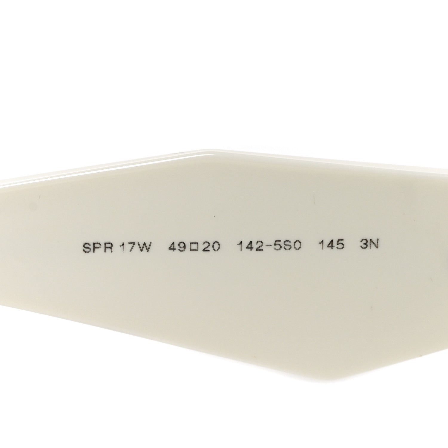 Prada Acetate Symbole Sunglasses SPR 17W White White 10 of 14
