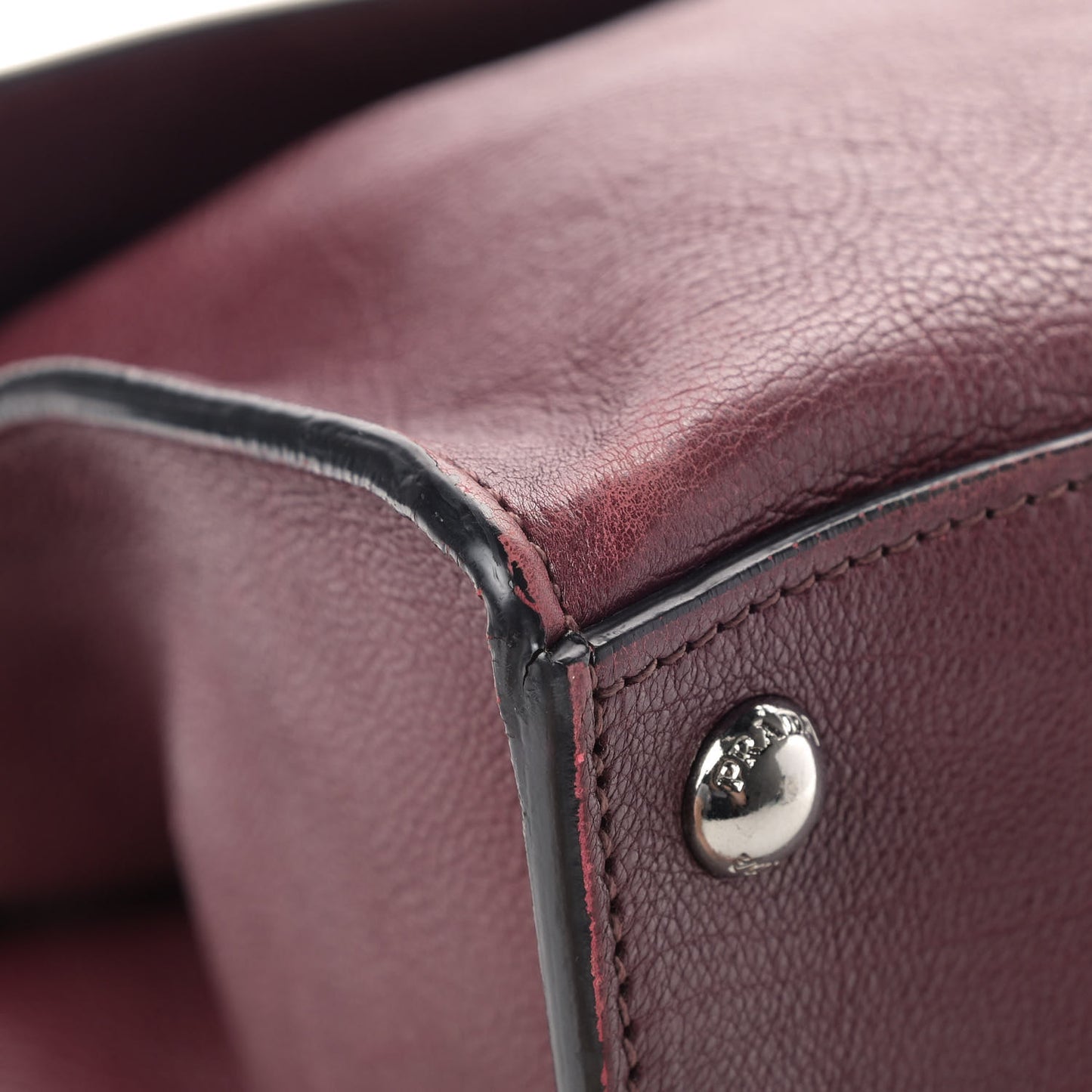 Glace Calfskin Sound Tote Bag Ametista