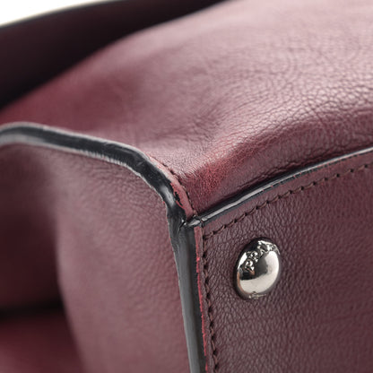 Prada Glace Calfskin Sound Tote Bag Ametista 9 of 15