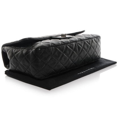 Chanel Washed Lambskin Quilted Jumbo Hybrid Reissue Flap Black 4 of 7