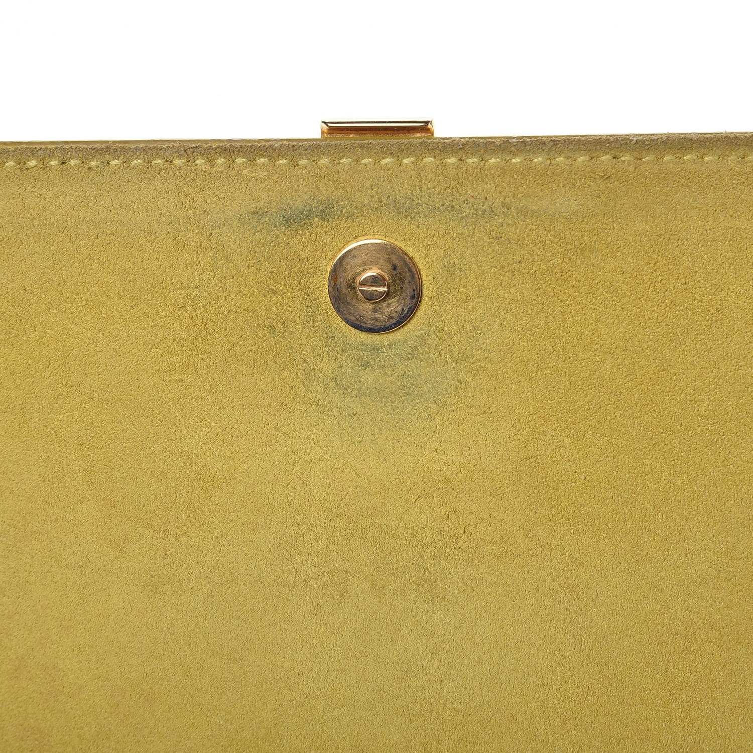 Saint Laurent Calfskin Classic Y Satchel Yellow 8 of 15