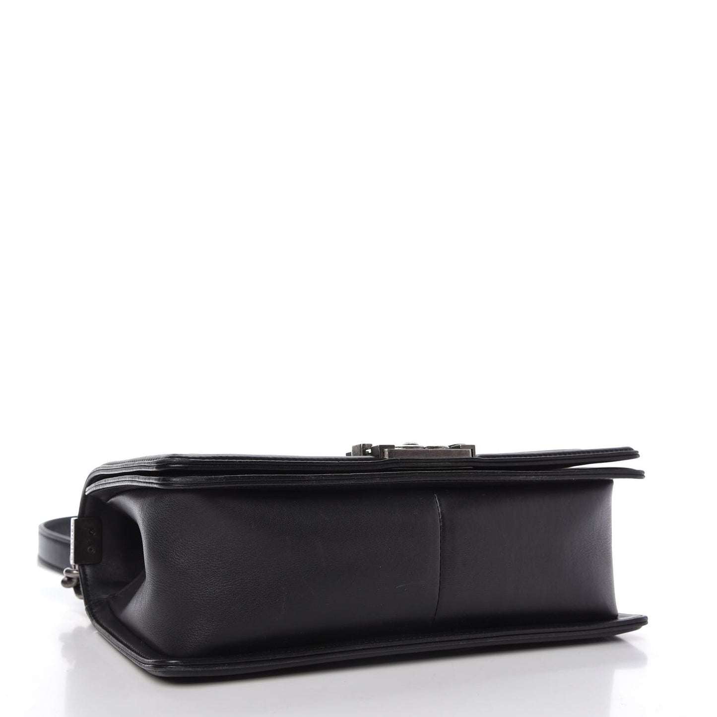 Calfskin Quilted Medium Boy Flap Black