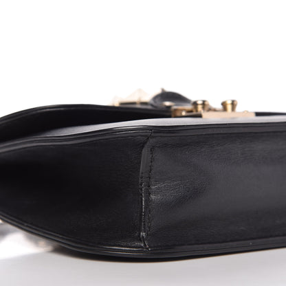 Valentino Garavani Vitello Small Glam Lock Rockstud Flap Black 6 of 9