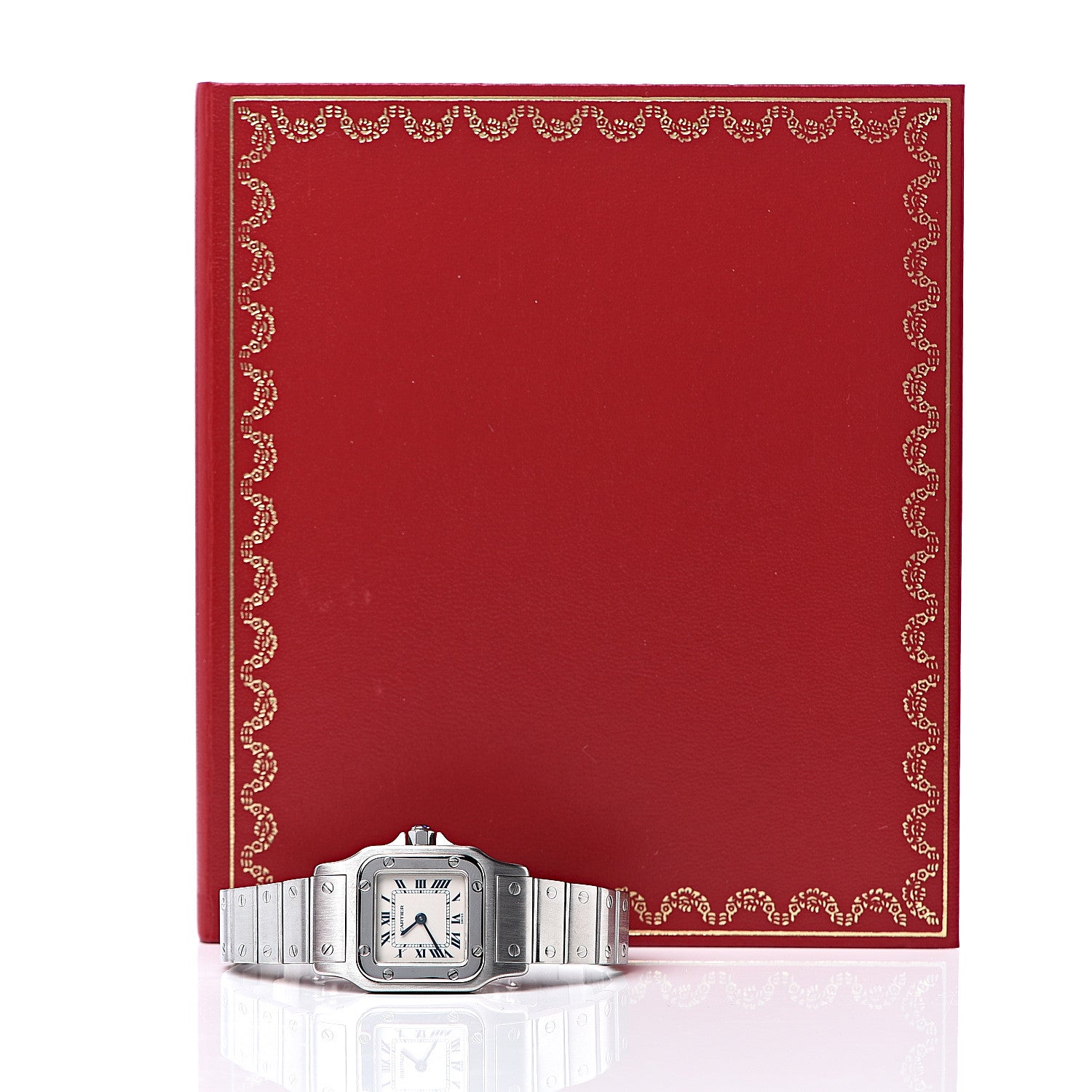 Cartier Stainless Steel 24mm Santos de Cartier Galbee Quartz Watch 9 of 9