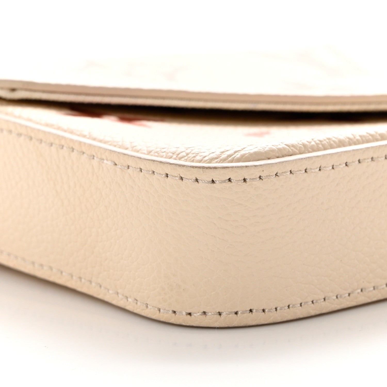 Louis Vuitton Empreinte Monogram Giant By The Pool Felicie Pochette Chain Wallet Creme Rose Trianon 10 of 18