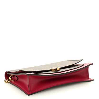 Louis Vuitton Monogram Flore Chain Wallet Fuchsia 4 of 9