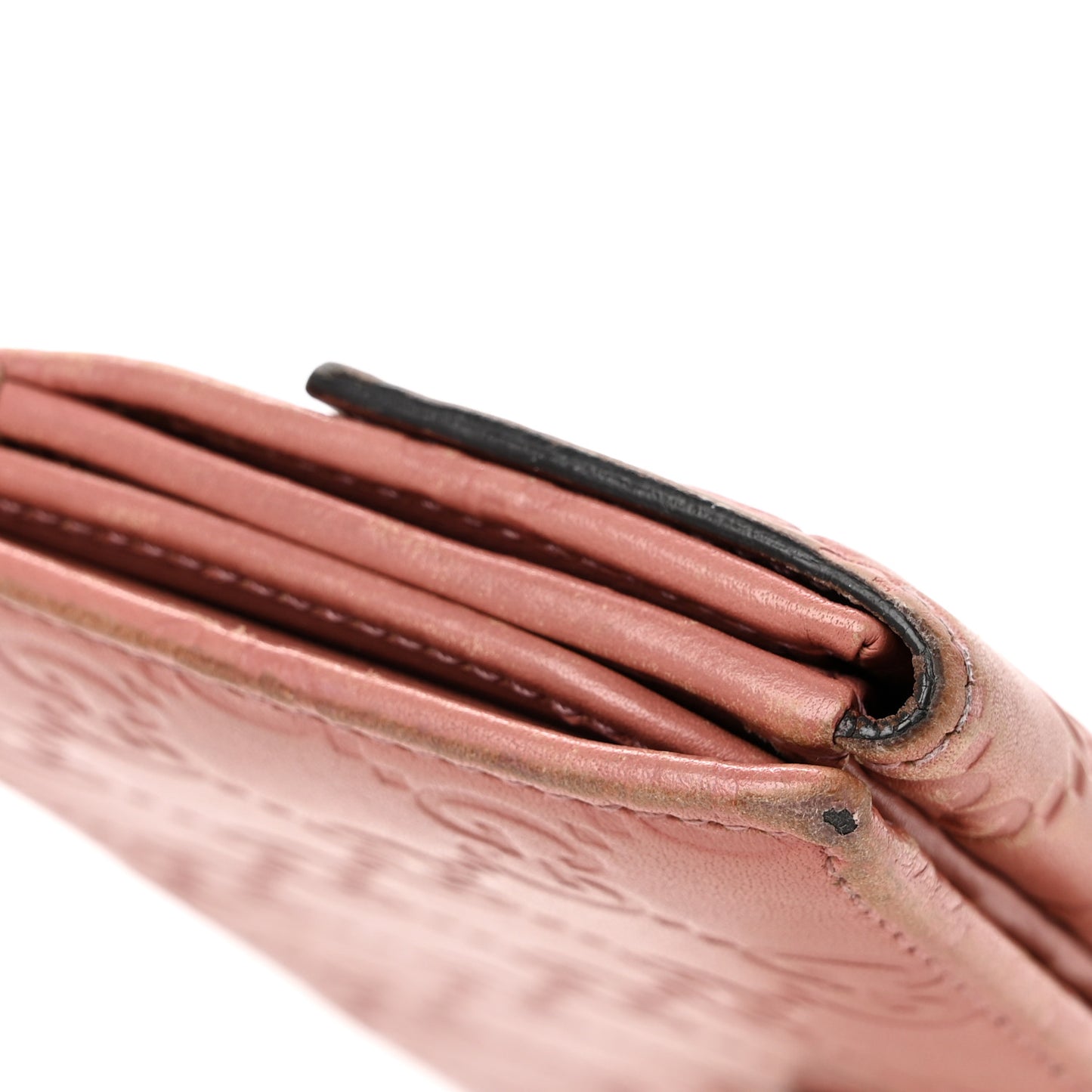 Guccissima Heart Continental Wallet Mauve