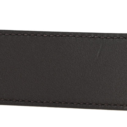 Gucci GG Supreme Logo Plaque 35mm Belt 115 46 Beige Ebony 6 of 7