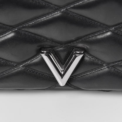 Louis Vuitton Lambskin Malletage GO-14 MM Black 9 of 20