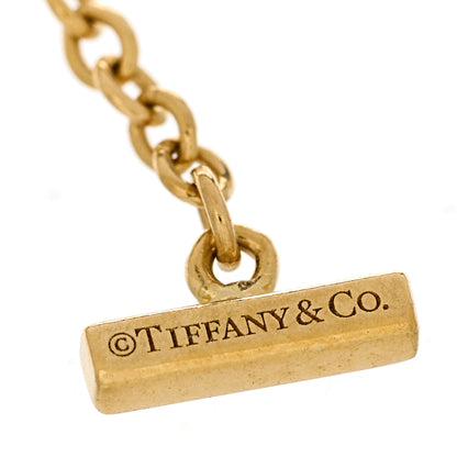 Tiffany 18K Yellow Gold Diamond Mini T Smile Bracelet 3 of 3