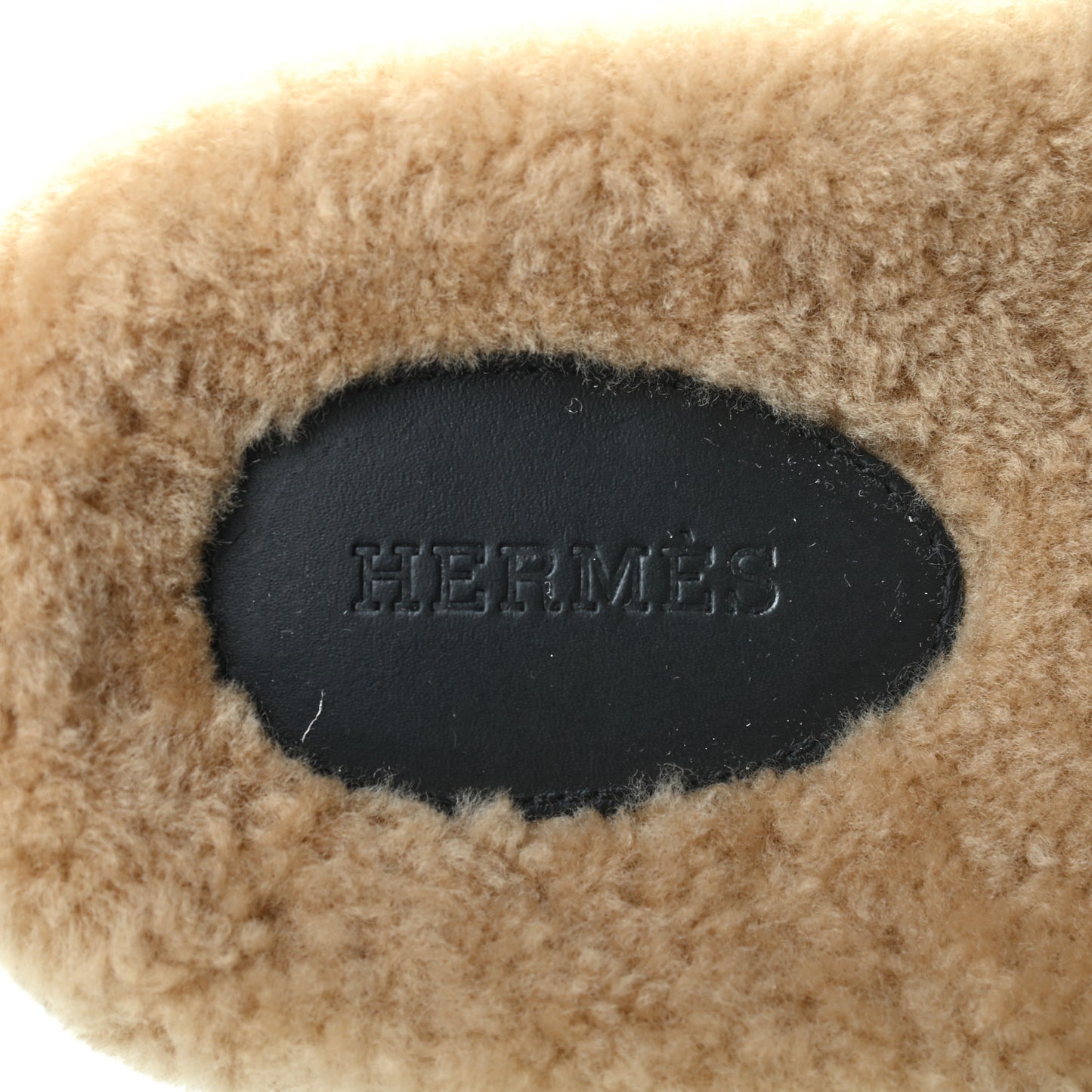 Veau Indios Woolskin Mens Chypre Sandals 44 Black Ecru