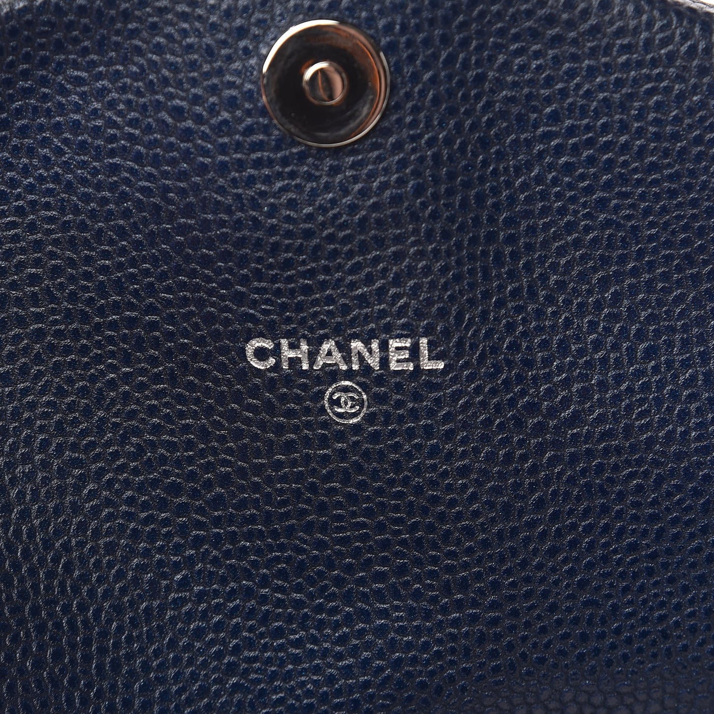Caviar Half Moon Wallet On Chain WOC Navy