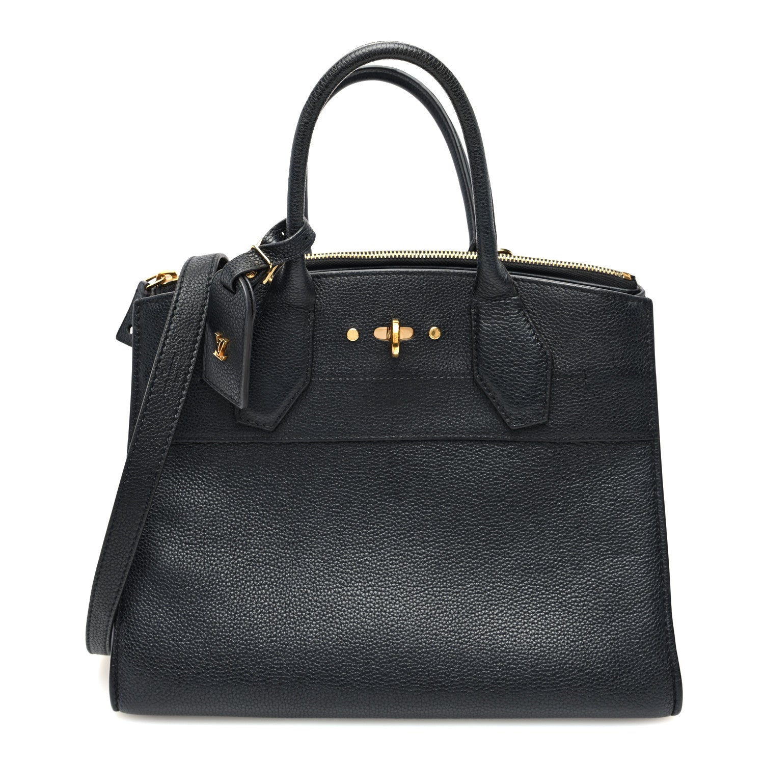 Louis Vuitton Taurillon City Steamer PM Black 1 of 11