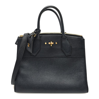 Louis Vuitton Taurillon City Steamer PM Black 1 of 11
