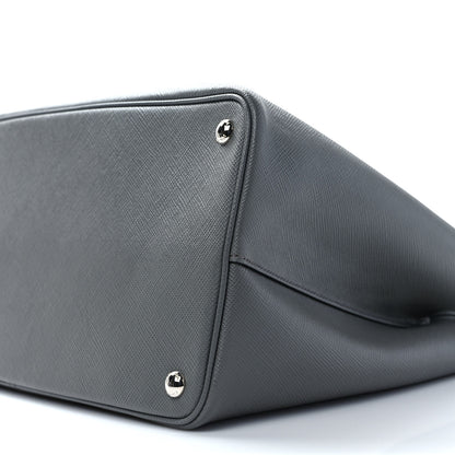 Prada Saffiano Cuir Large Double Bag Marmo 8 of 8