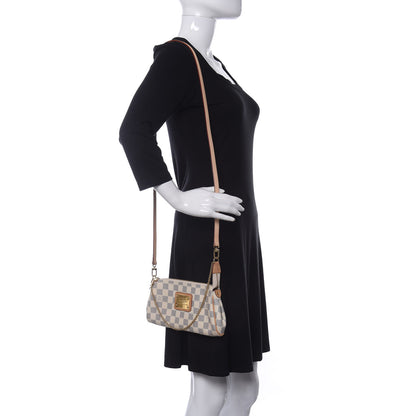 Louis Vuitton Damier Azur Eva Clutch 2 of 10