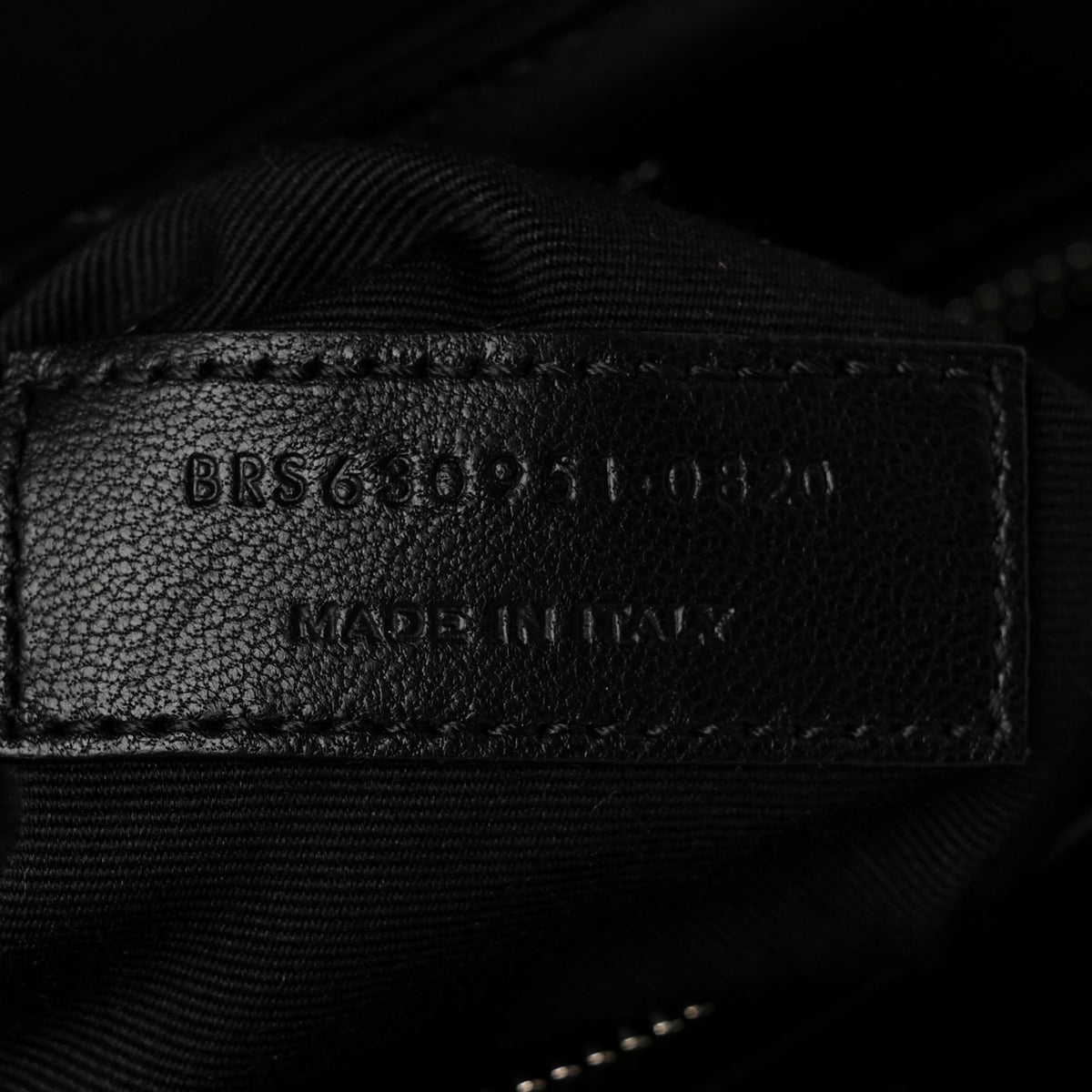 Calfskin Y Quilted Monogram Toy Loulou Crossbody Bag Black