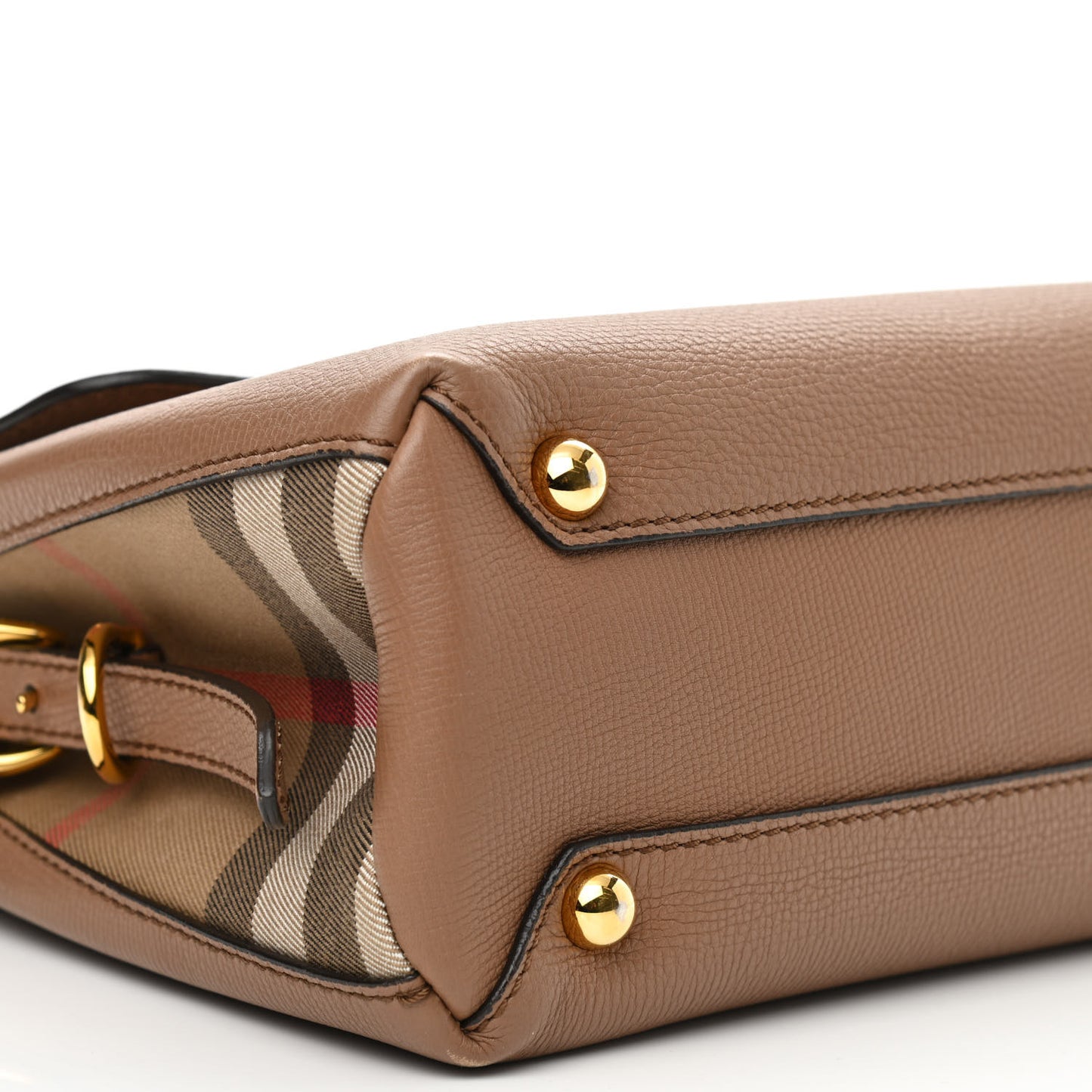 Derby Calfskin House Check Small Camberley Dark Sand