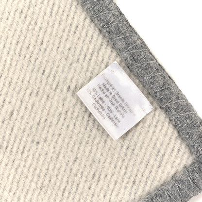 Hermes Wool Cashmere Avoine Blanket Craie Gris 3 of 4