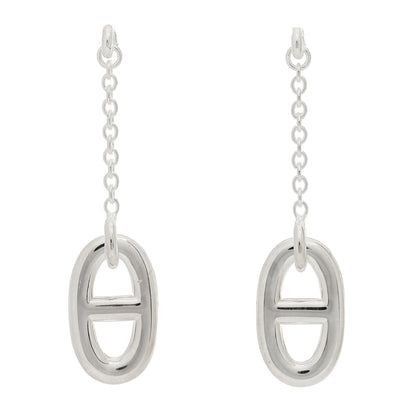 Hermes Sterling Silver Farandole Drop Earrings 1 of 5