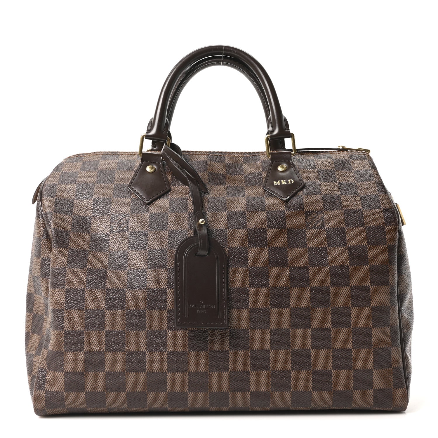 Louis Vuitton Damier Ebene Speedy 30 1 of 9