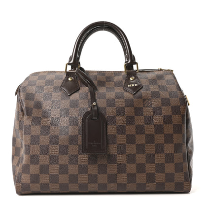 Louis Vuitton Damier Ebene Speedy 30 1 of 9
