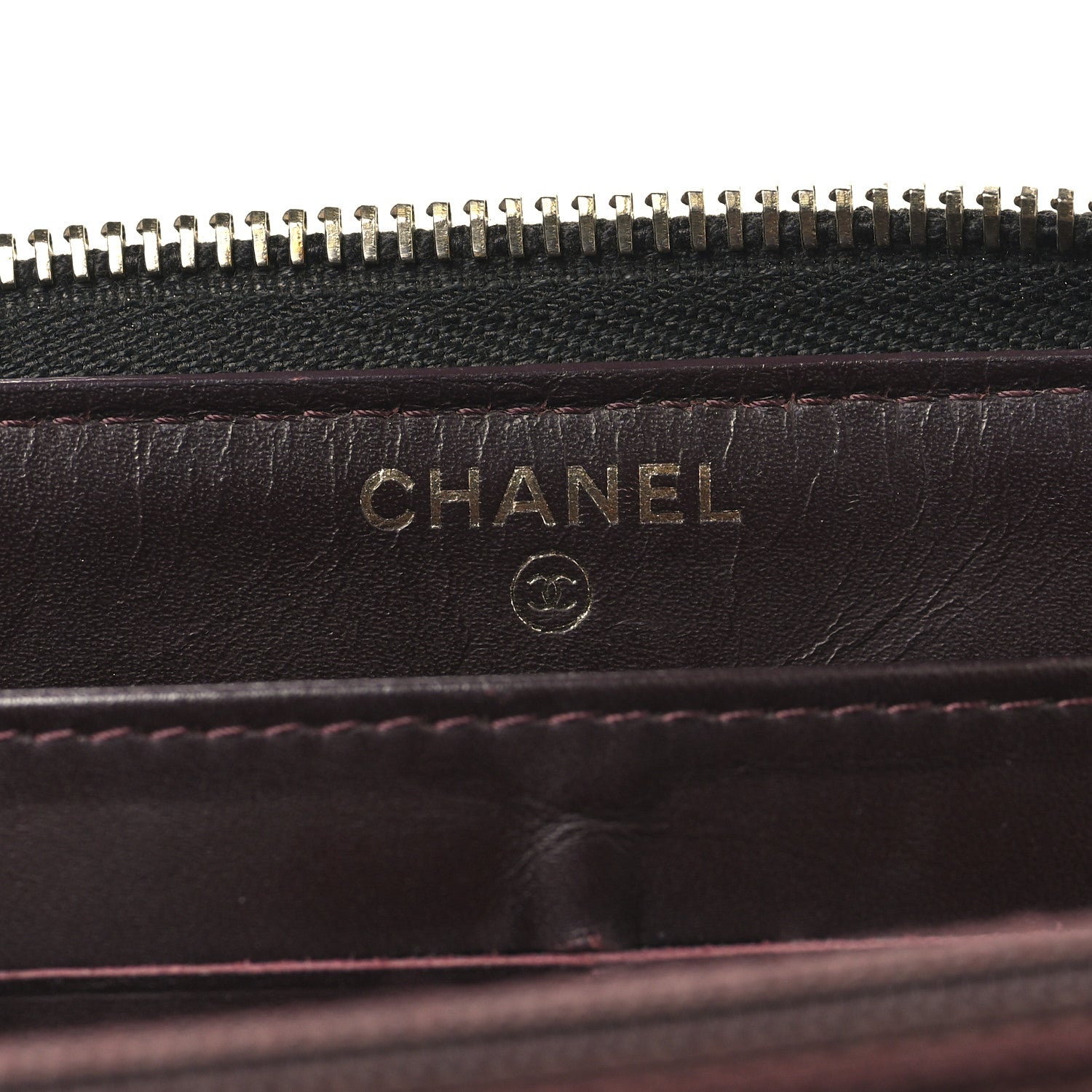 Chanel Caviar Quilted Large Gusset Zip Around Wallet Black 6 of 11