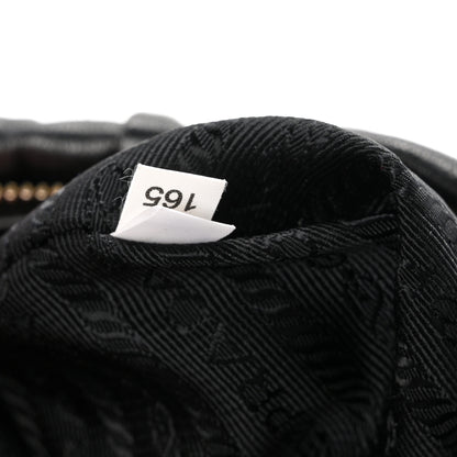 Prada Nappa Gaufre Shopping Satchel Black 7 of 10