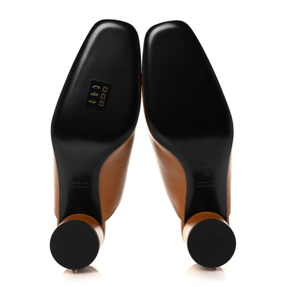 Hermes Calfskin Detail Mules 40 Beige Dore 5 of 9