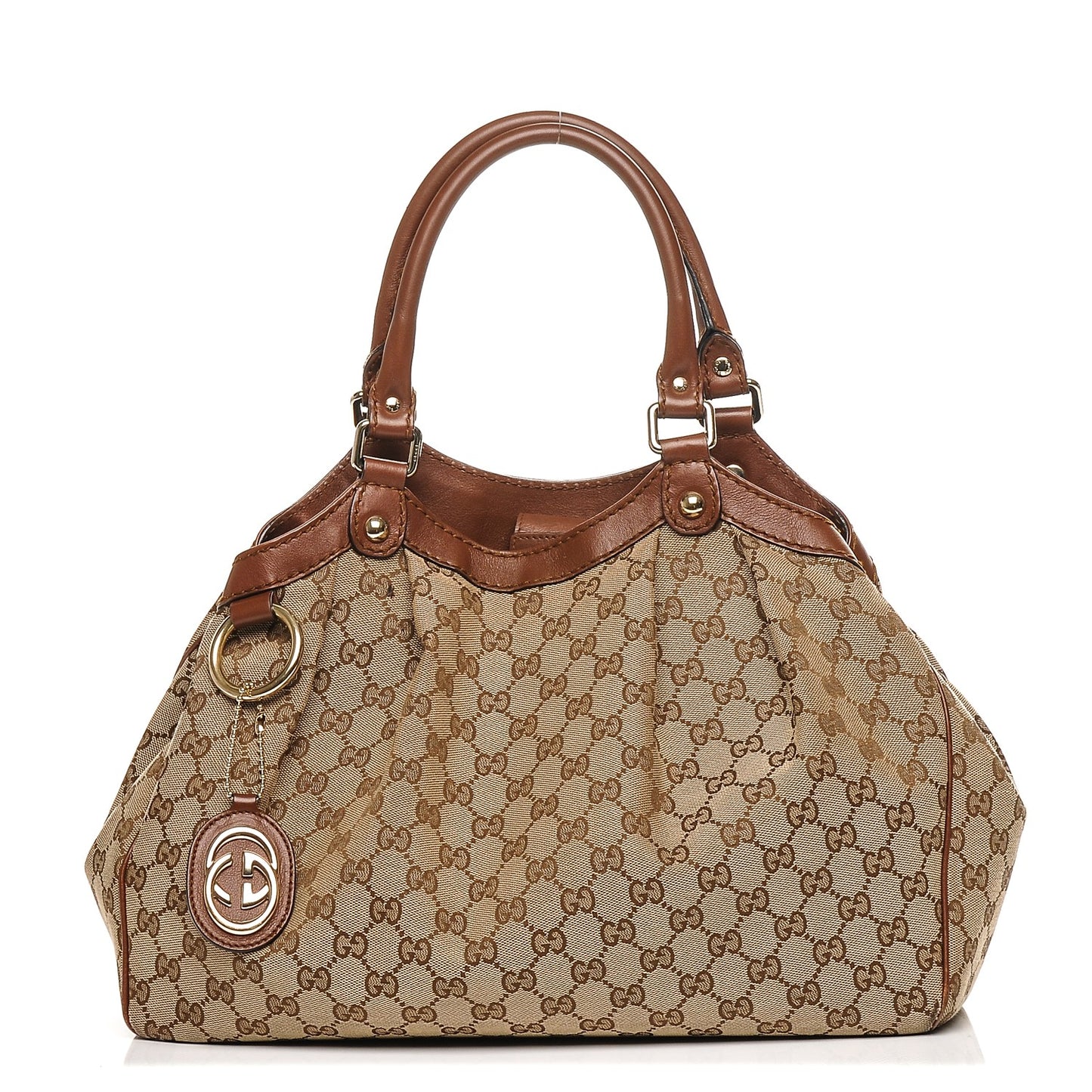 Monogram Medium Sukey Tote Brown