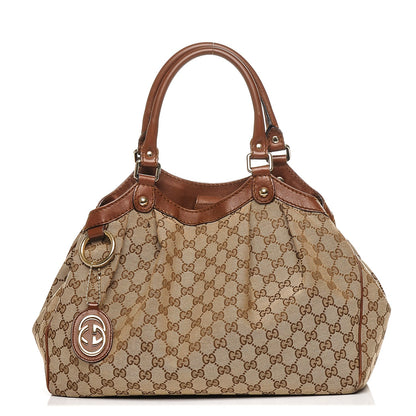 Gucci Monogram Medium Sukey Tote Brown 1 of 6
