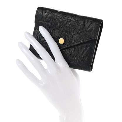 Louis Vuitton Empreinte Victorine Wallet Black 2 of 7