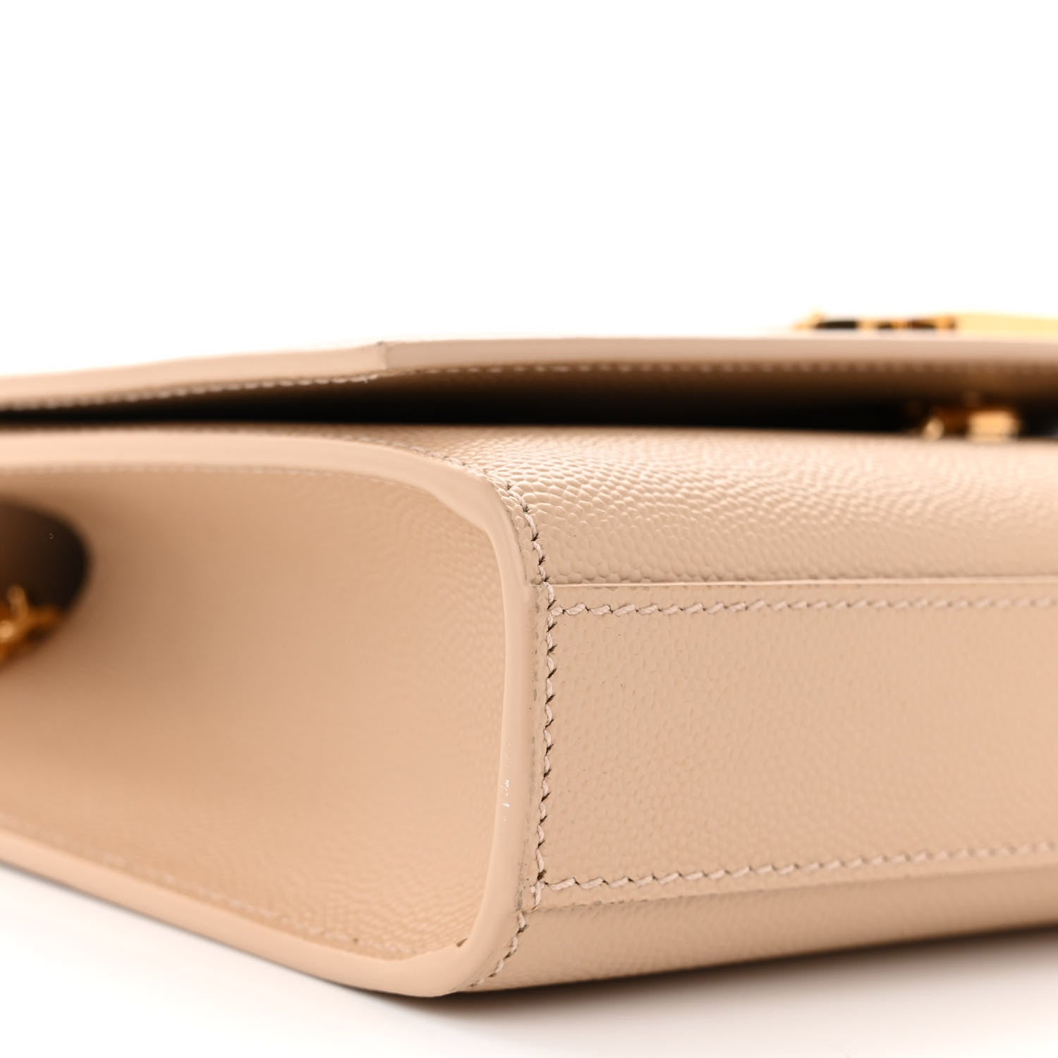 Saint Laurent Grain De Poudre Small Monogram Kate Satchel Nude Powder 9 of 10