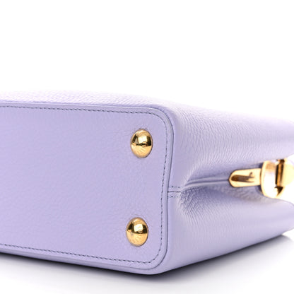 Louis Vuitton Taurillon Kintsugi Capucines BB Iris 9 of 9
