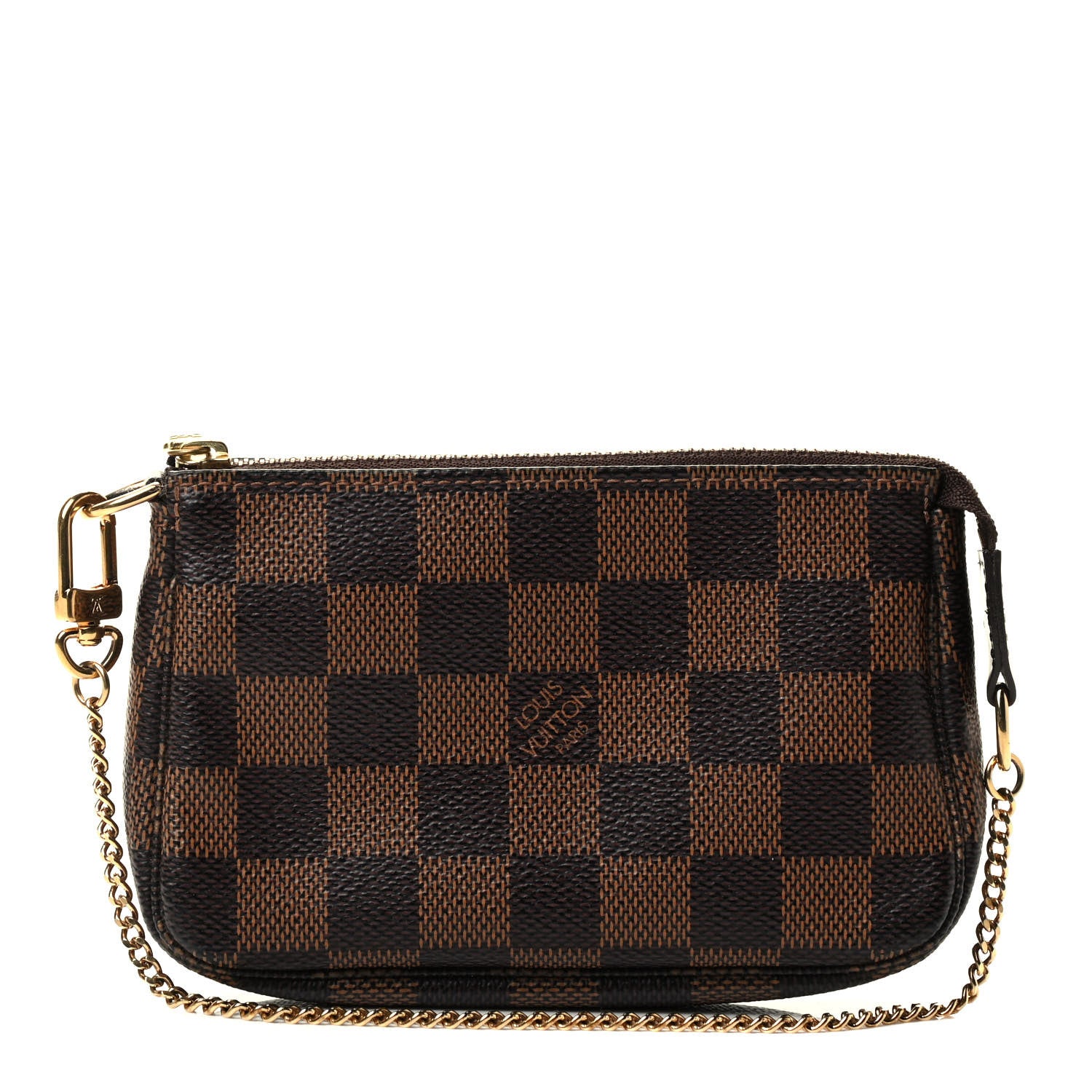 Louis Vuitton Damier Ebene Mini Pochette Accessories 1 of 9