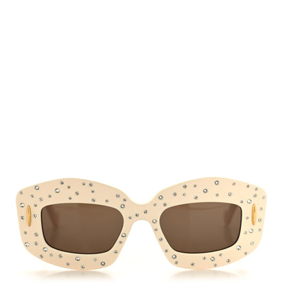 Loewe Acetate Cat Eye Sunglasses LW4114IS Ivory 2 of 7