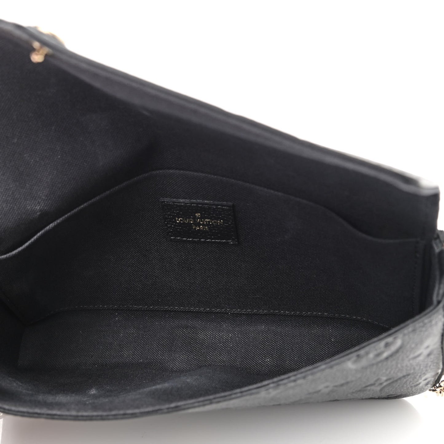 Empreinte Pochette Felicie Chain Wallet Black