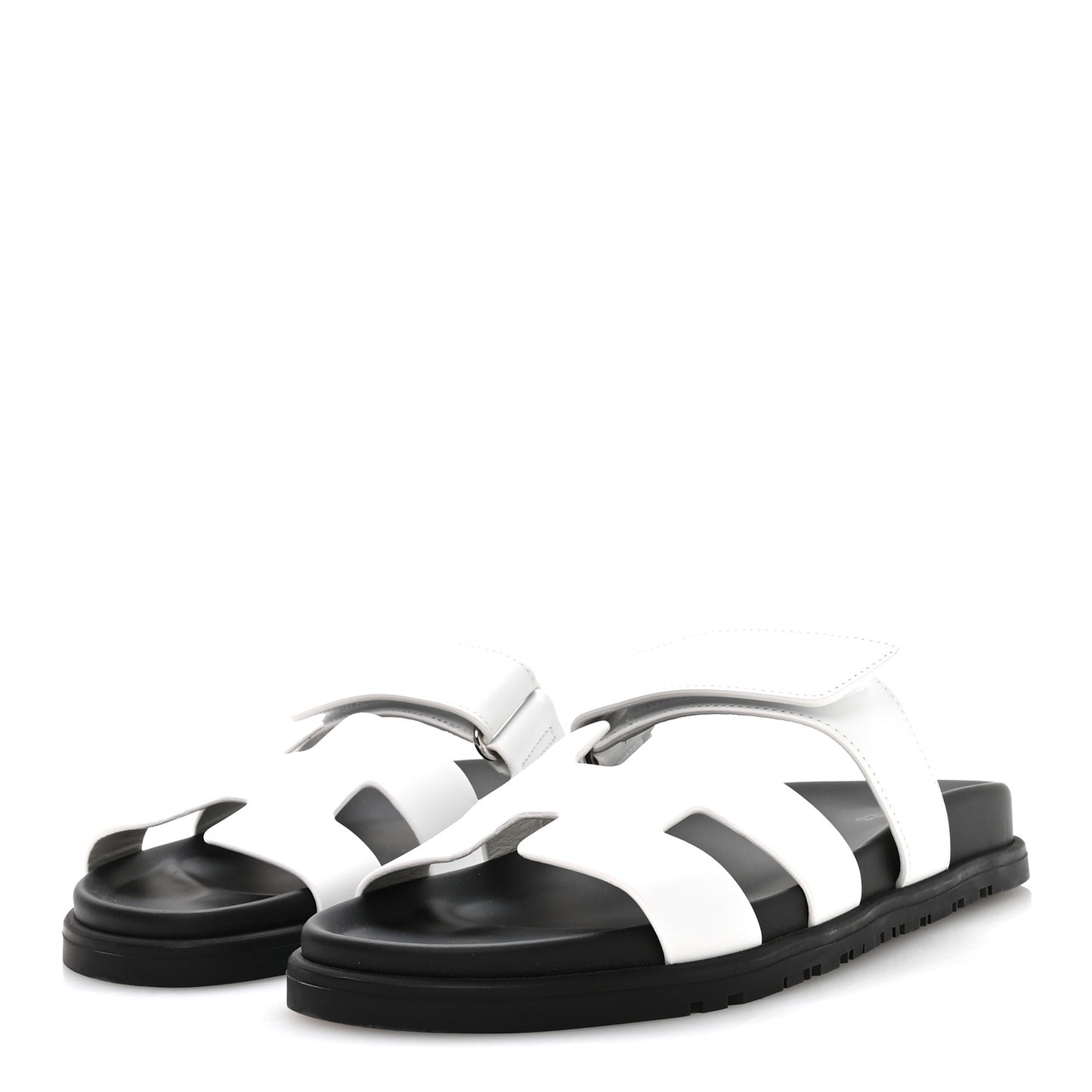 Calfskin Womens Chypre Sandals 39 White