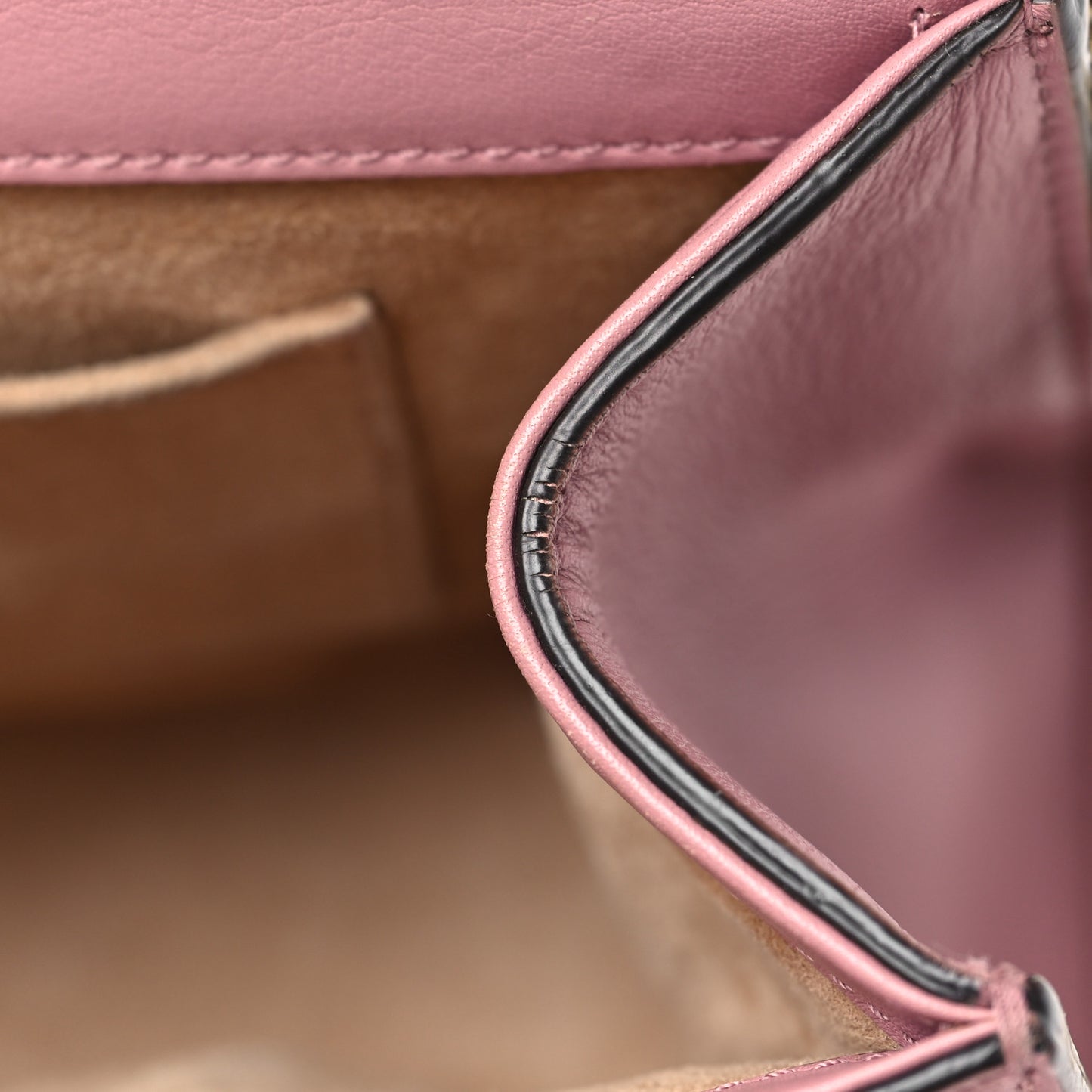 Calfskin Studded Small Padlock Shoulder Bag Carmine Rose