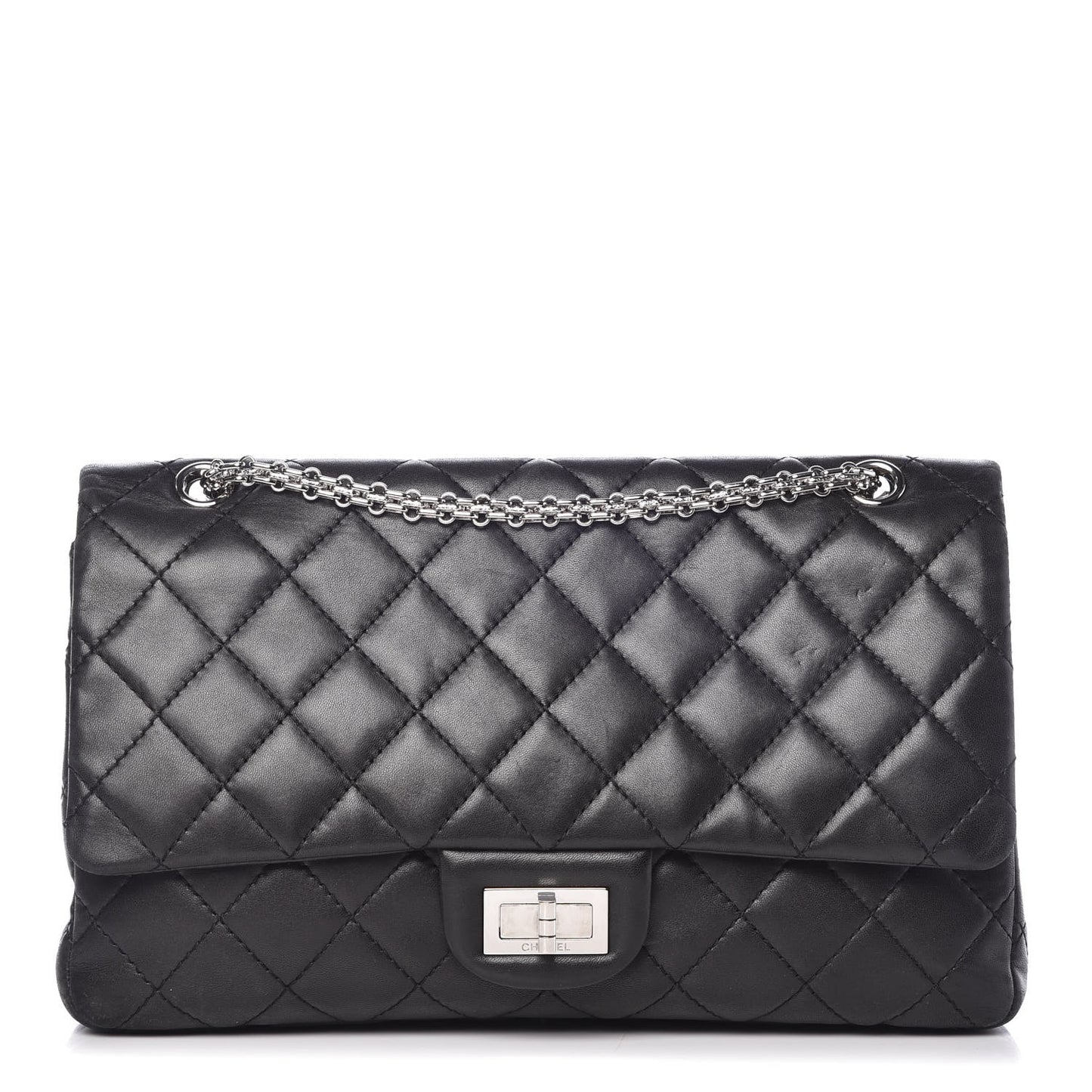 Lambskin Quilted 2.55 Reissue 227 Flap Black