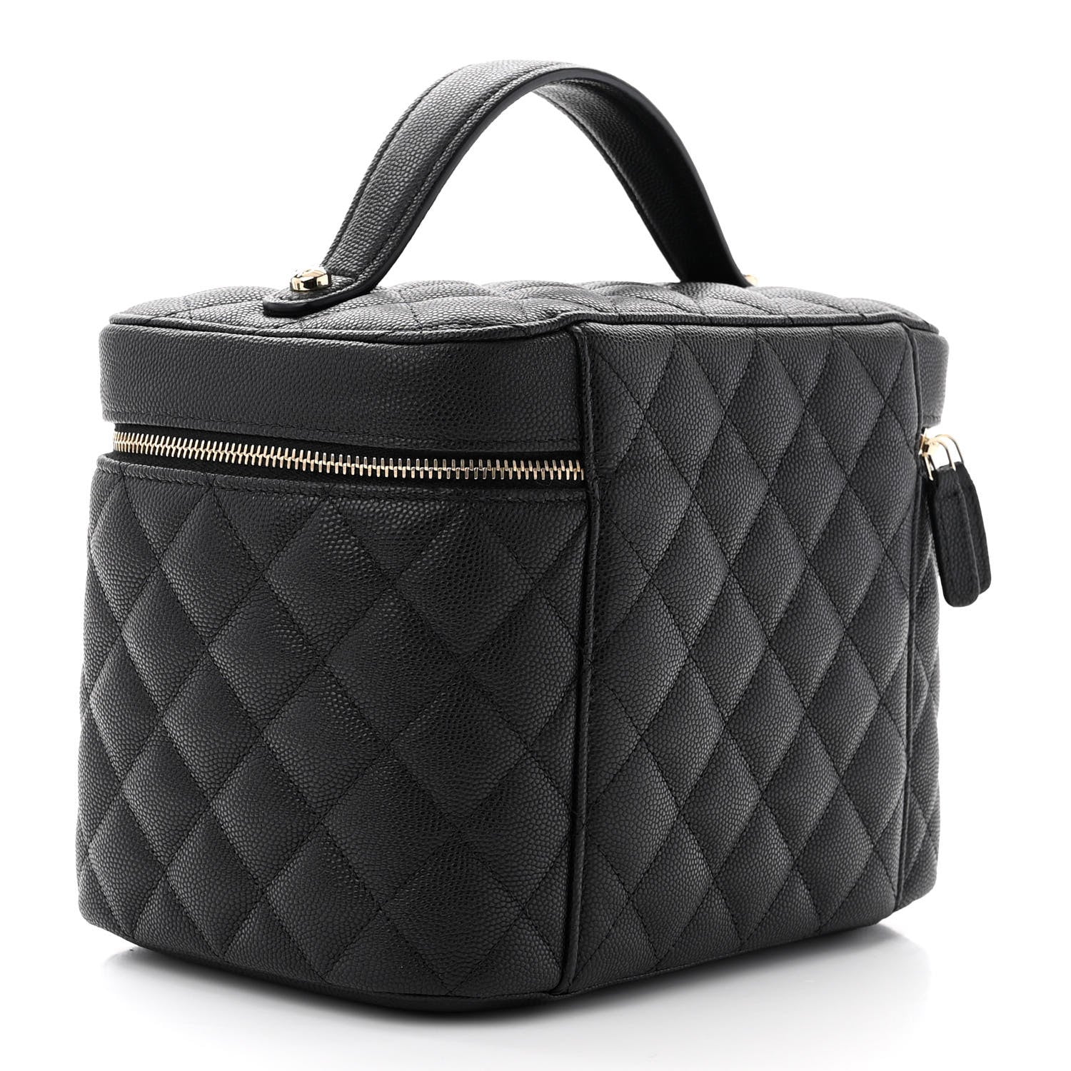 Chanel Caviar Quilted Large Vanity Pouch Black 4 of 12