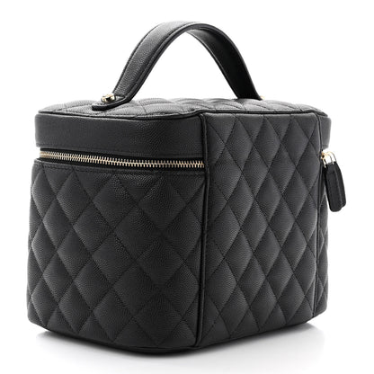 Chanel Caviar Quilted Large Vanity Pouch Black 4 of 12