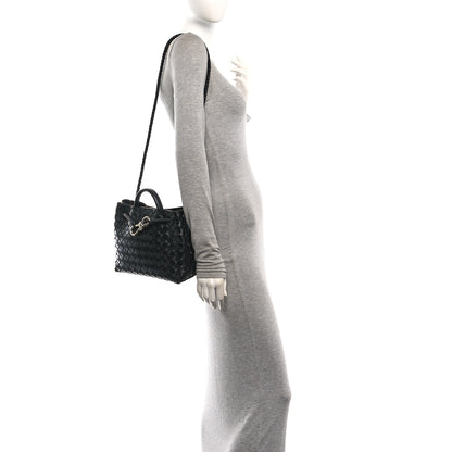 Bottega Veneta Nappa Intrecciato Mini Andiamo Shoulder Bag Black Black 2 of 12
