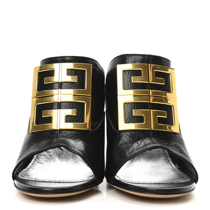 Givenchy Grained Goatskin 4G Logo Mules 40 Black 5 of 20