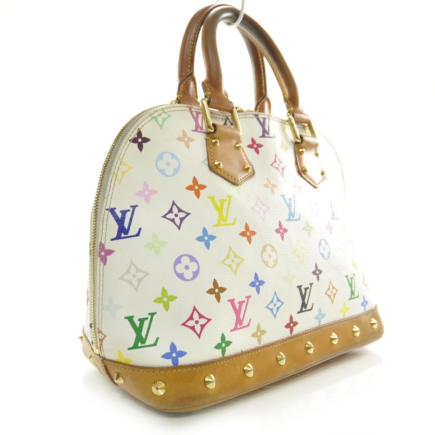 Louis Vuitton Monogram Multicolor Alma White 3 of 8