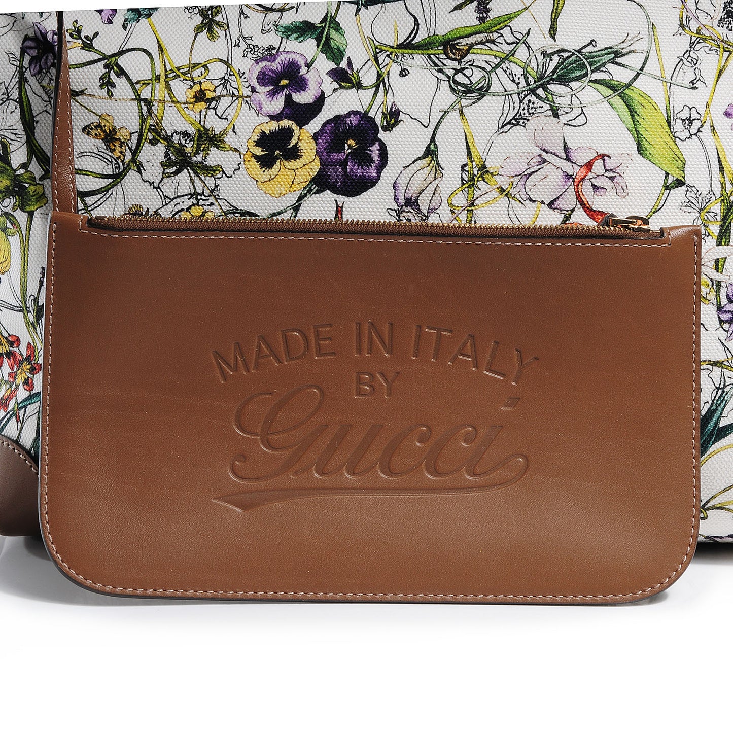 Canvas Flora Infinity Medium Craft Tote White Multicolor Acero